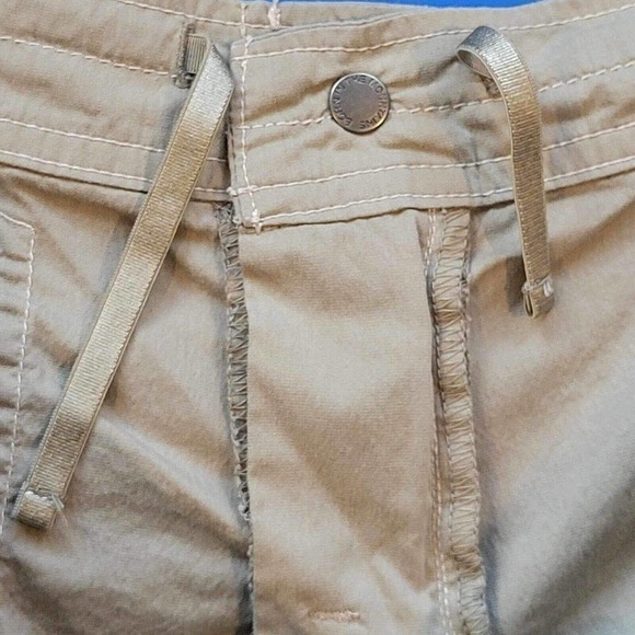 Kuhl Shorts Womens Size 12 Khaki Outdoors Hiking Cotton Nylon Stretch Drawstring - Picture 10 of 11